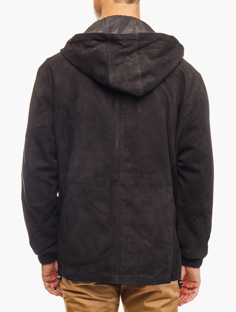 Orvis vintage sales hooded leather jacket